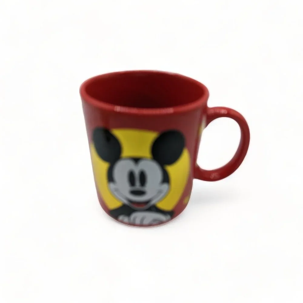 Disney Mickey Mouse Red Ceramic Jumbo Coffee Mug 4.5